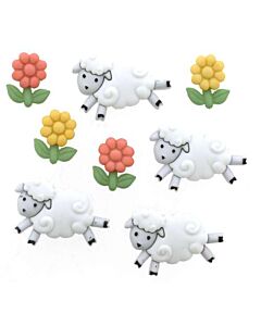 Dress It Up! Buttons - Counting Sheep