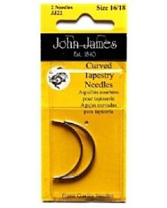 John James Size 16/18 Curved Tapestry Needles