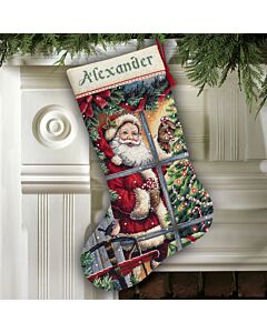 Dimensions Checking His List Kit - D708645 Cross Stitch Kit