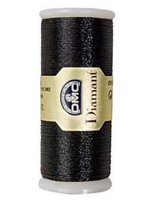 DMC Diamant Metallic Thread - D310 Black