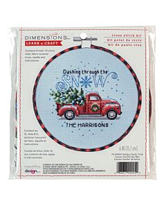 Wrapped Hoop Kits - Holiday Family Truck