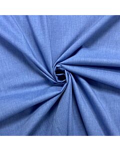 Polycotton Fabric - DenimBlue