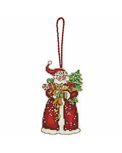 Dimensions Santa Ornament Cross Stitch Kit 