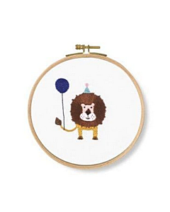 DMC Grr! Lion Printed Embroidery Kit - TB123 - 25% off RRP