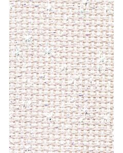 DMC Sparkly Iridescent Aida 14ct-pink - Off Cut - 110 x 30 cm