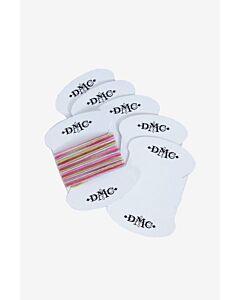 6 DMC Cardboard Bobbins
