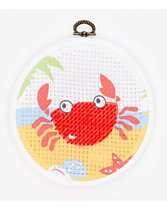 DMC Stitch It Junior Embroidery Kit Crab - 50% off RRP