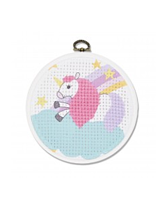 DMC Stitch It Junior Embroidery Kit Unicorn - 50% off RRP