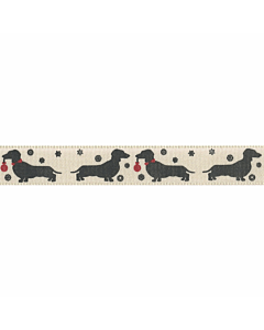 Jomil - 15mm Sausage Dog Ribbon