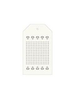24 Rico Stitchable Gift Tags - Cream
