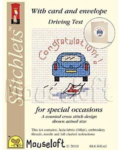 Mouseloft Occasions Stitchlets - Driving Test