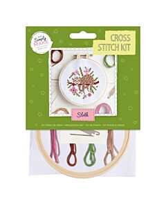 Simply Make Cross Stitch Kit - Sloth