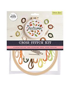  Simply Make Large Cross Stitch Kit - Autumn