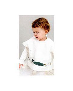 Rico Baby Armhole Feeder Bib - Ecru (40 x 49cm)