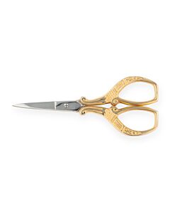 Gilt Floral Embroidery Scissors 9.5cm