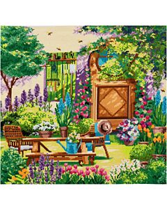 Trimits - Counted Cross Stitch Kit: Extra Large: Country Garden