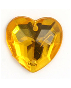 Gold Heart Charms - 5 Pack
