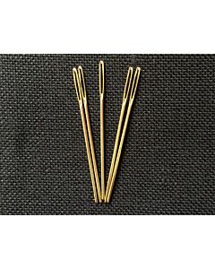 Gold Plated Tapestry Needles - Size 24 (Pack of 5)