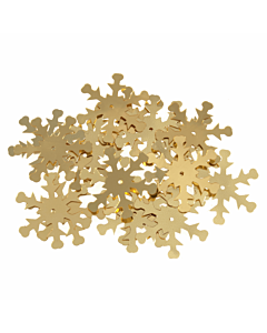 Snowflake Sequins Gold