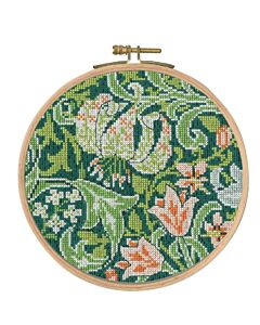 BL1176/77 - V & A J H Dearle - Golden Lily Cross Stitch Kit - 20% Off RRP