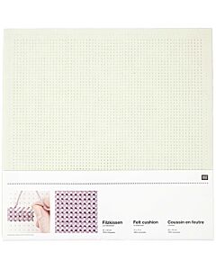 Rico Punched Felt Cushion To Cross Stitch - Pale Green