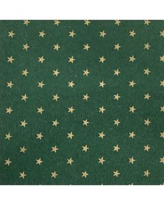 Green with Gold Stars Felt Square