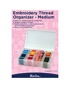 Medium Hemline Embroidery Thread Storage Box