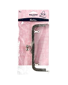 Hemline Bag Clasp Nickel Silver 180mm