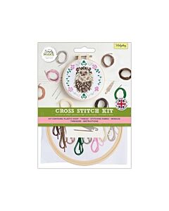 Simply Make Cross Stitch Kit - Hedgehog