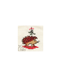 Mouseloft Hopeful Hog Cross Stitch Kit With Card And Envelope - P32stl