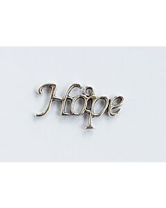 Hope Silver Tone Charms - 3 Pack