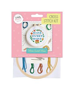 Simply Make Cross Stitch Kit - Home Sweet Home