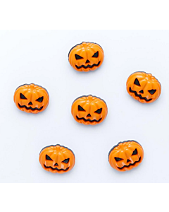 Jack o'Lantern Buttons - 3 Pack