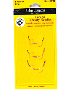 John James Size 20/24 Curved Tapestry Needles
