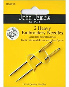 John James Heavy Embroidery Needles - 2 Needles