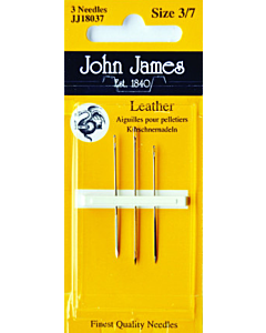John James Leather Needles Size 3/7