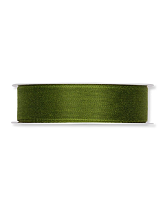 10mm Linen-Look Moss Ribbon
