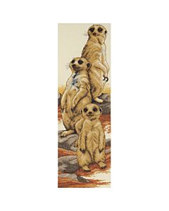 PCE772 - Meerkats Cross Stitch Kit