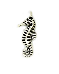 Silver Colour Seahorse Charms - 3 Pack