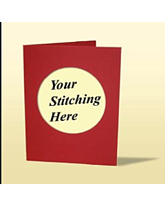 Mouseloft Triple fold Card Blank - Red