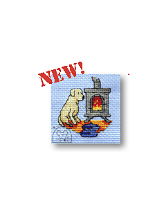Mouseloft Christmas By The Woodburner Cross Stitch Kit - 014-R31stl