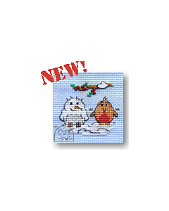Mouseloft Christmas Ice To Meet You Cross Stitch Kit - 014-R32stl