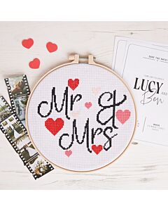 Simply Make Large Cross Stitch Kit - Mr(s) and Mr(s)