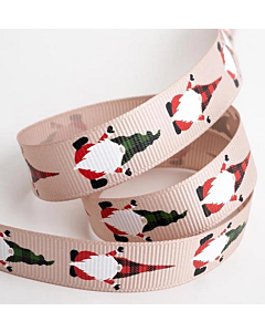 Nordic Santa Grosgrain Taupe 16mm