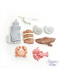 Dress It Up! Buttons - Ocean View