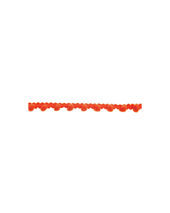 Orange Narrow Pom Pom Trim - 7mm W