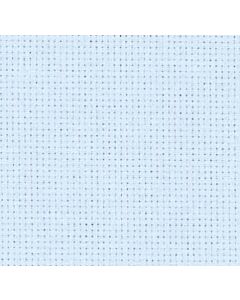 Zweigart 14ct Pale Blue Aida - Off Cut - 21" x 14"