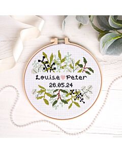 Simply Make Large Cross Stitch Kit - Personalised Foliage
