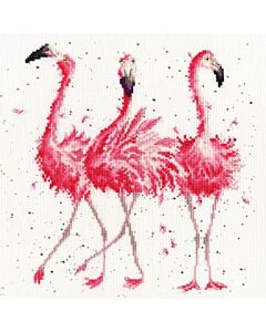 XHD24 - Pink Ladies Cross Stitch Kit