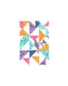 TB113 - Geometry Rules Pixel Nation Printed Embroidery Kit - 20% off RRP